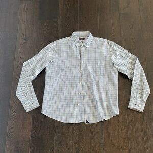 Men's Checkered Button Down 100% Cotton